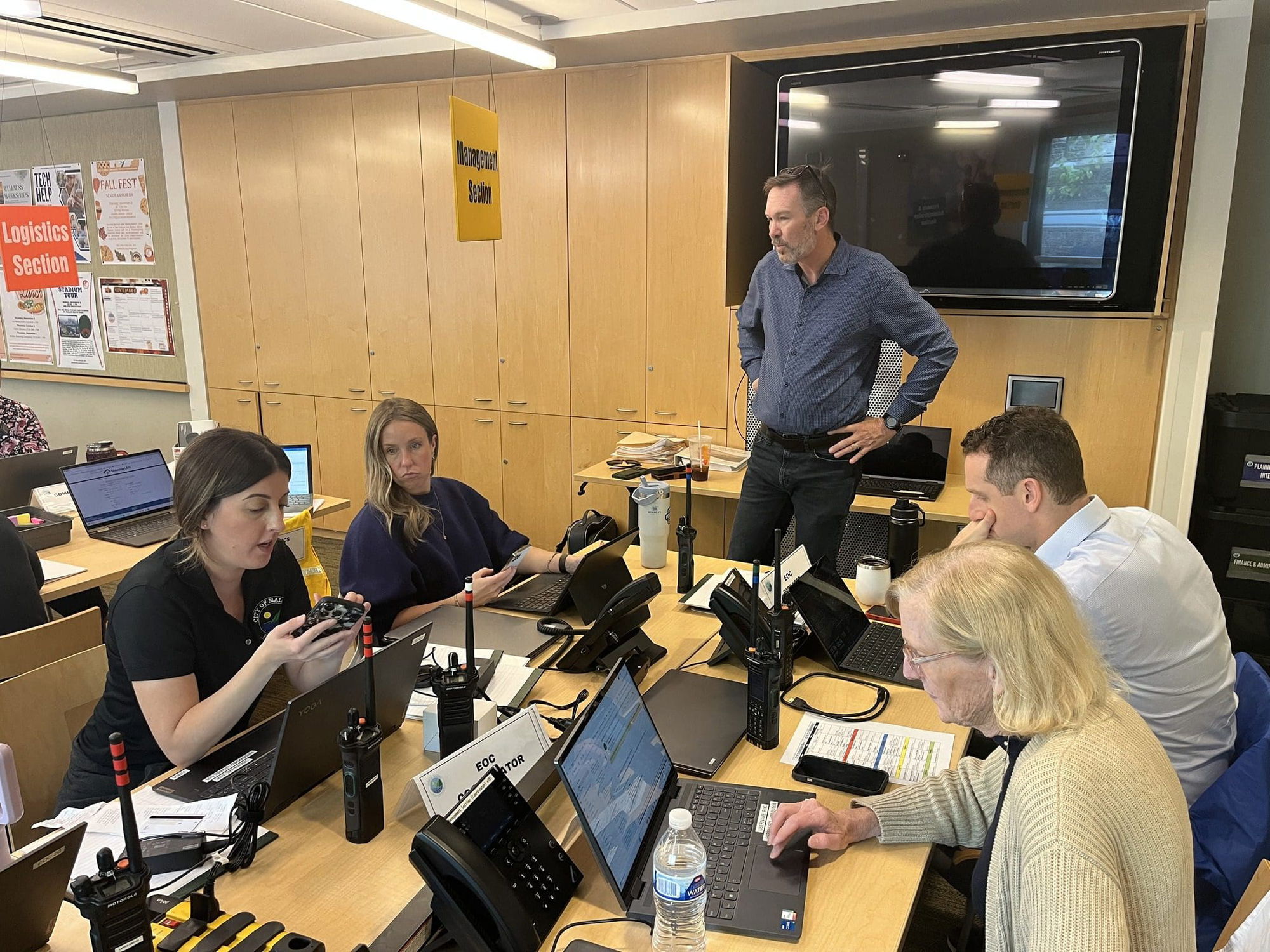 City’s Emergency Operations Center staff commended for its performance during the Broad Fire