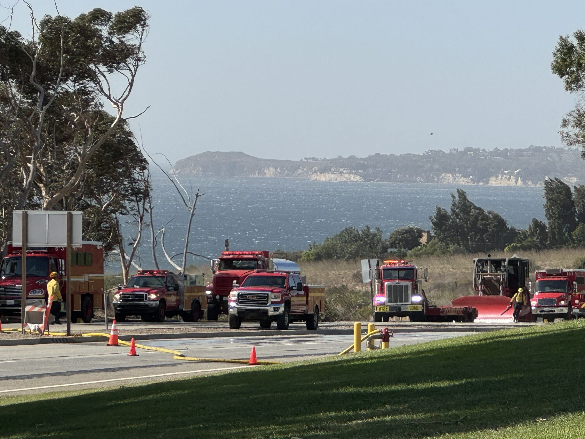 Update: Fire Contained; held at 50 acres with 15 percent containment