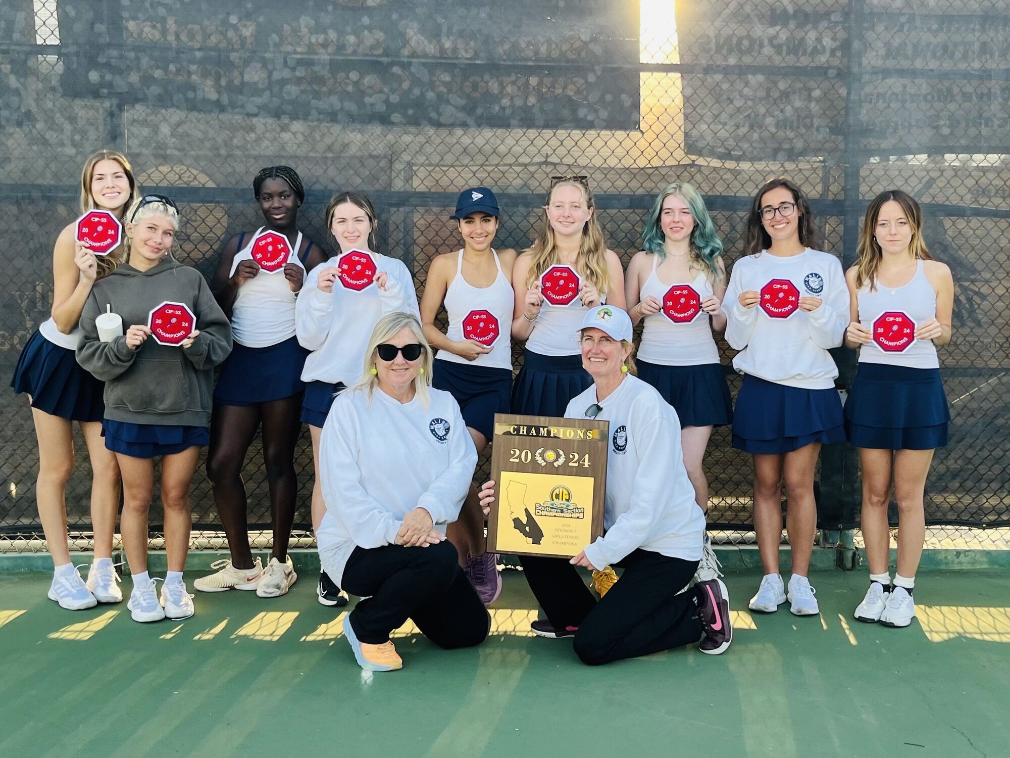 Sharks girls tennis captures CIF title