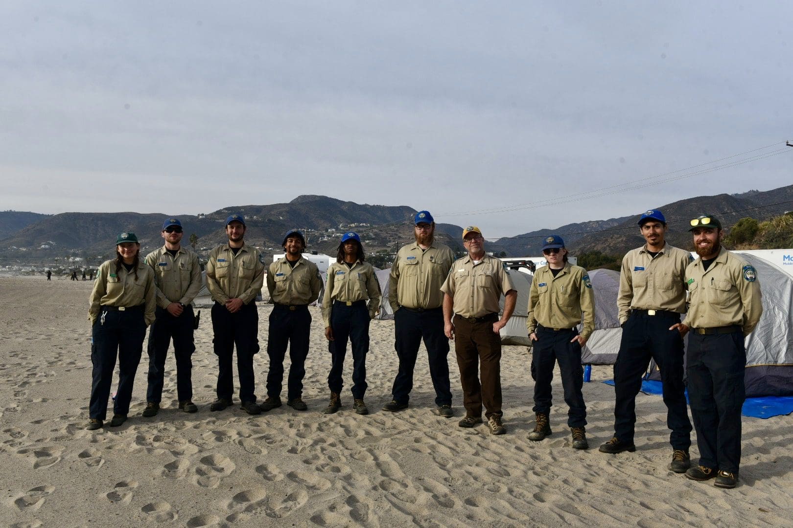 Conservation Corps assist firefighters during Franklin blaze