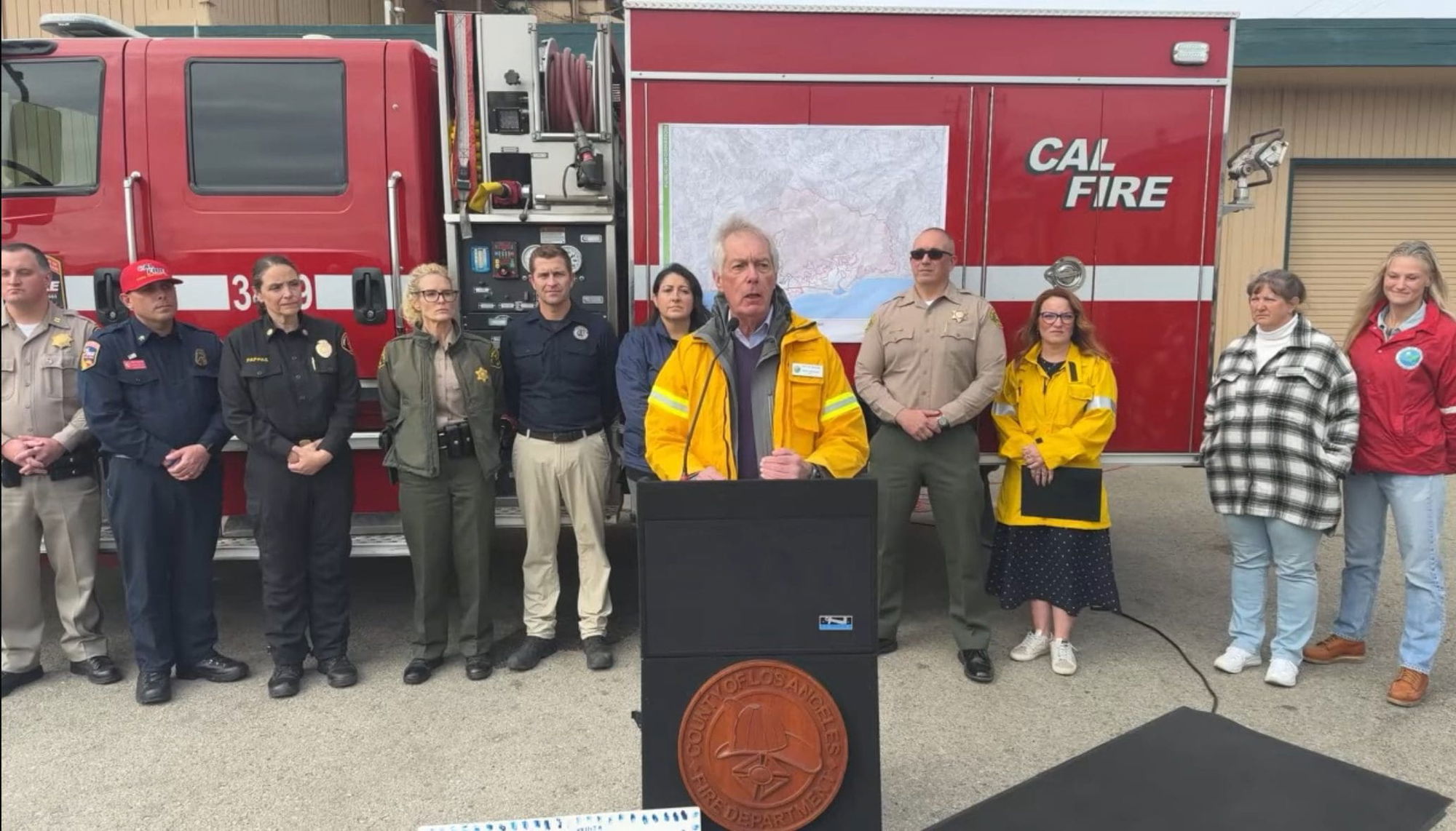 Repopulation efforts announced at Franklin Fire news conference