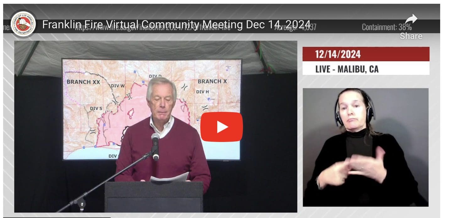 Franklin Fire Virtual Community Meeting: Dec. 14 at 6 p.m.