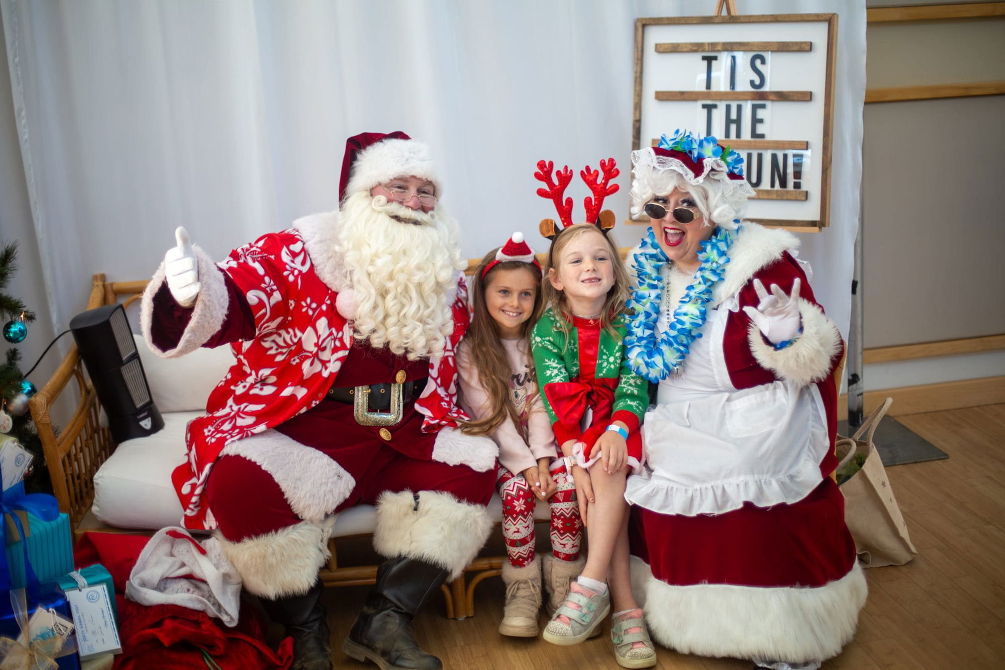 Families enjoy Breakfast with Santa and Mrs. Claus