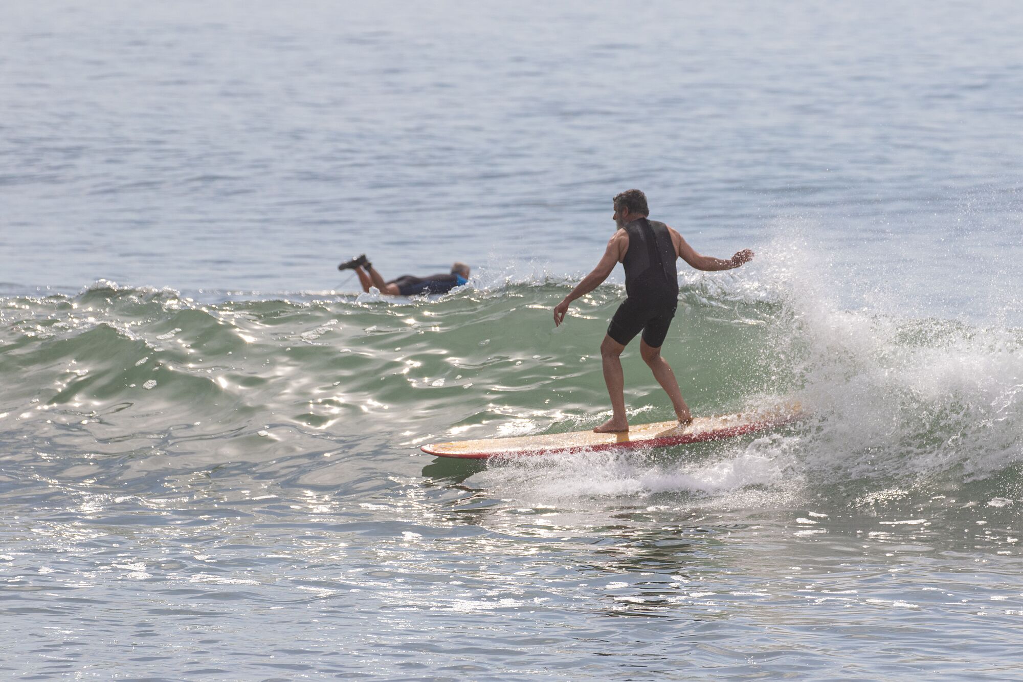 Surfer who fights fires