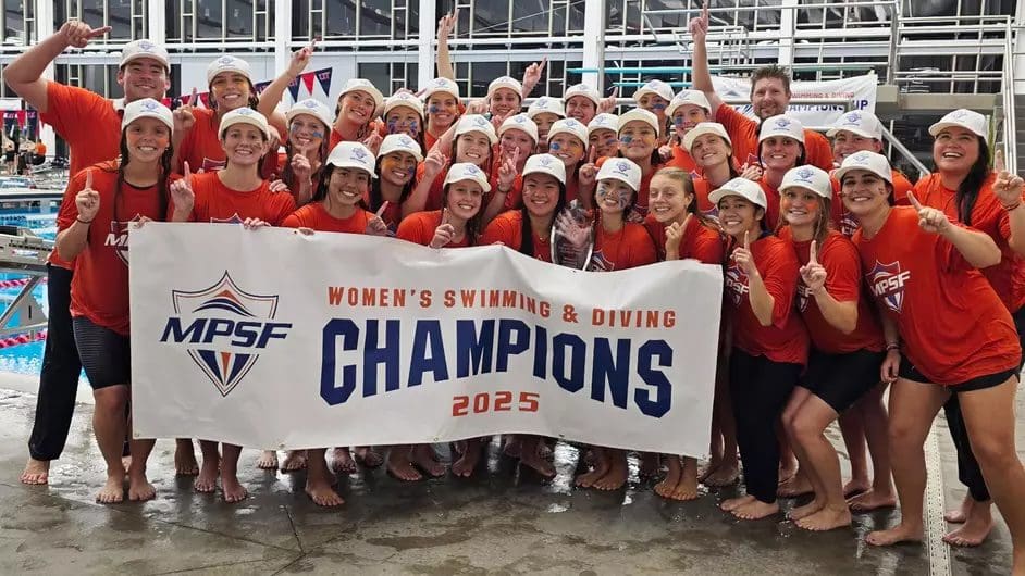 Waves women’s swim and dive squad snags MPSF title