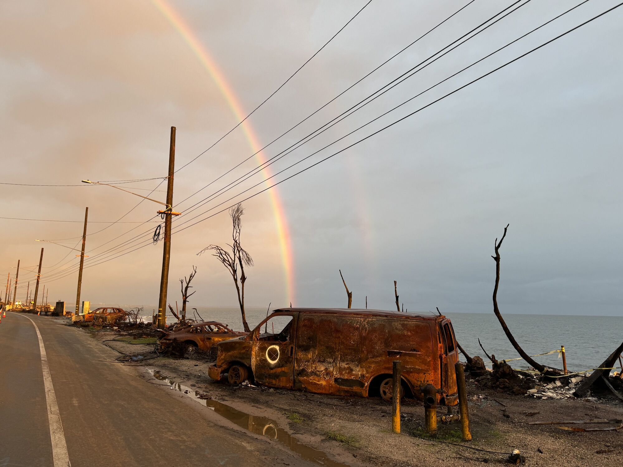 Rainbow signals hope for a Malibu recovery