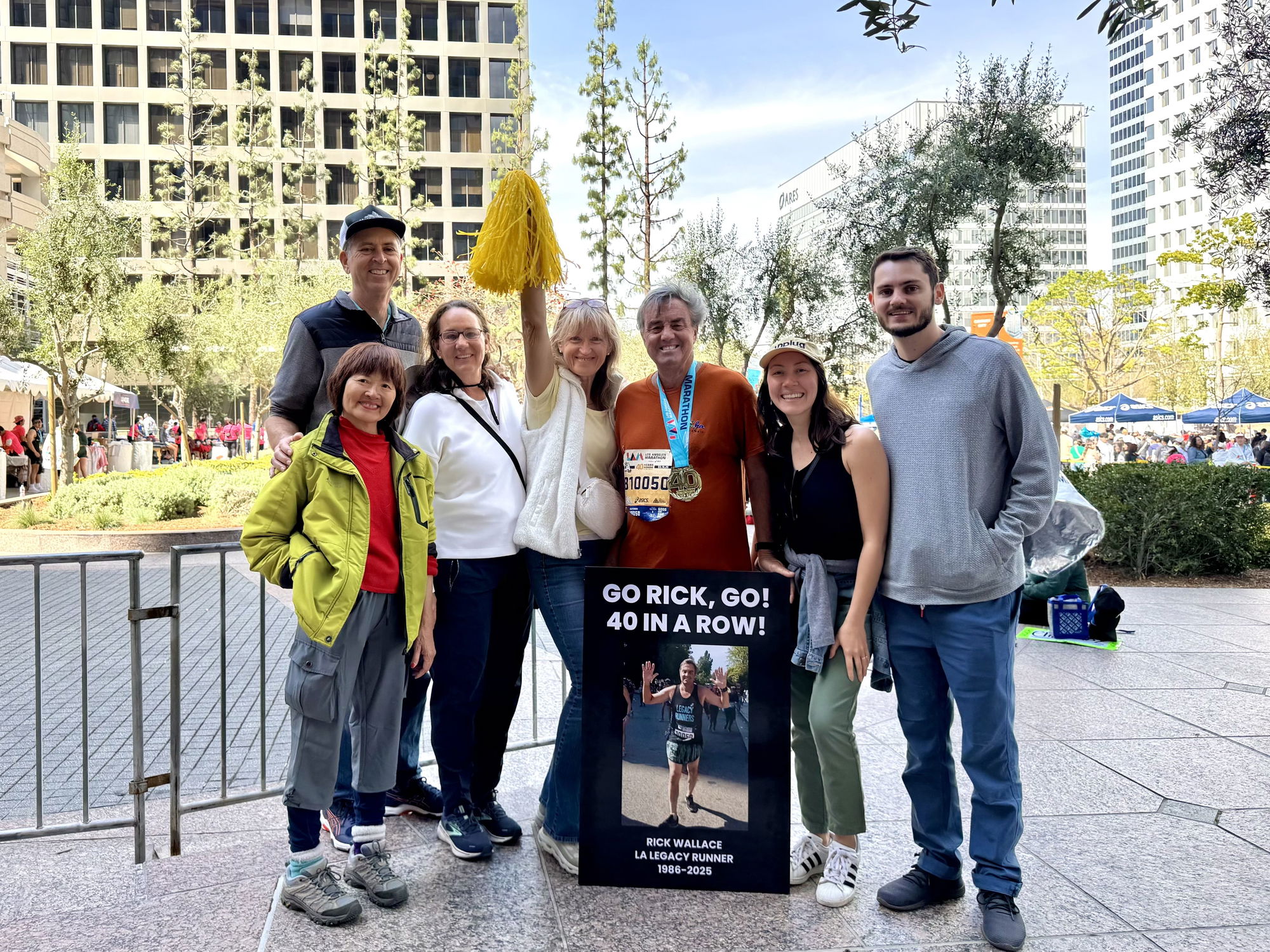 Legacy runner Wallace completes LA Marathon again
