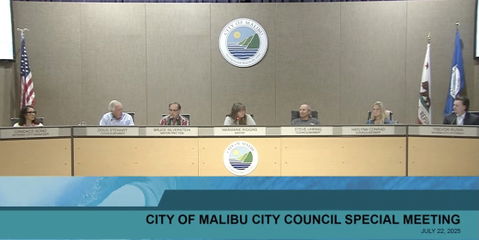 Malibu City Council holds special meeting to discuss fire recovery
