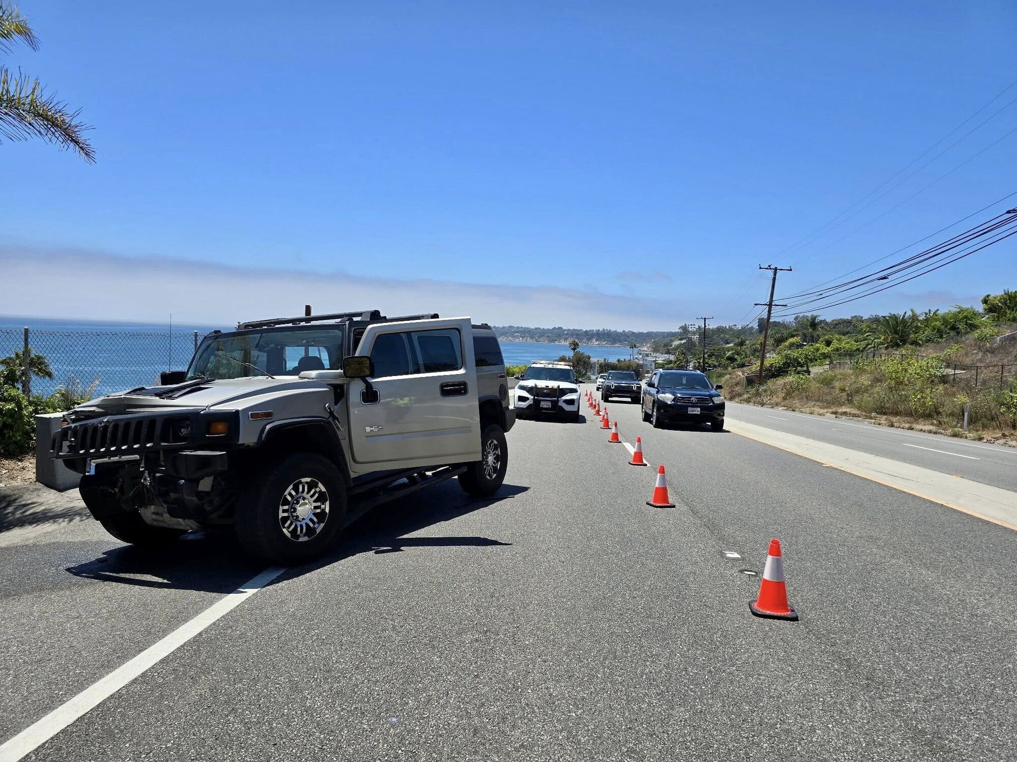Solo vehicle crash on PCH sends driver to hospital by airlift
