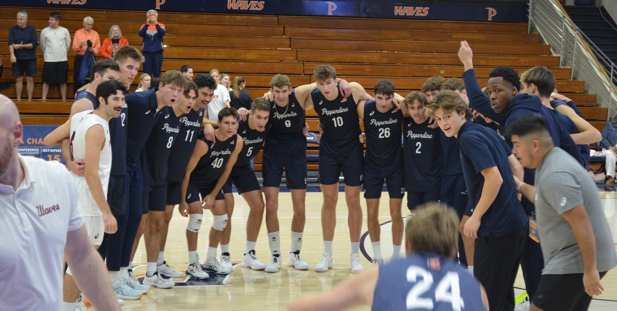 Waves men’s volleyball dominates early matches as tough season looms