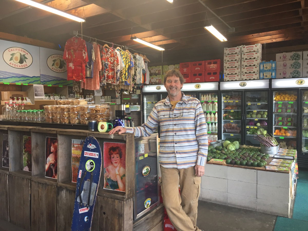 Michael Wolfe brings produce, local goods, and community connection through his business