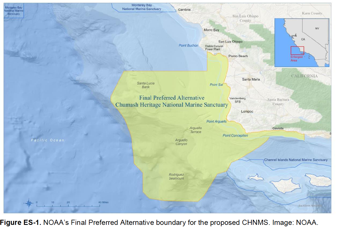 Environmental review ends for marine sanctuary