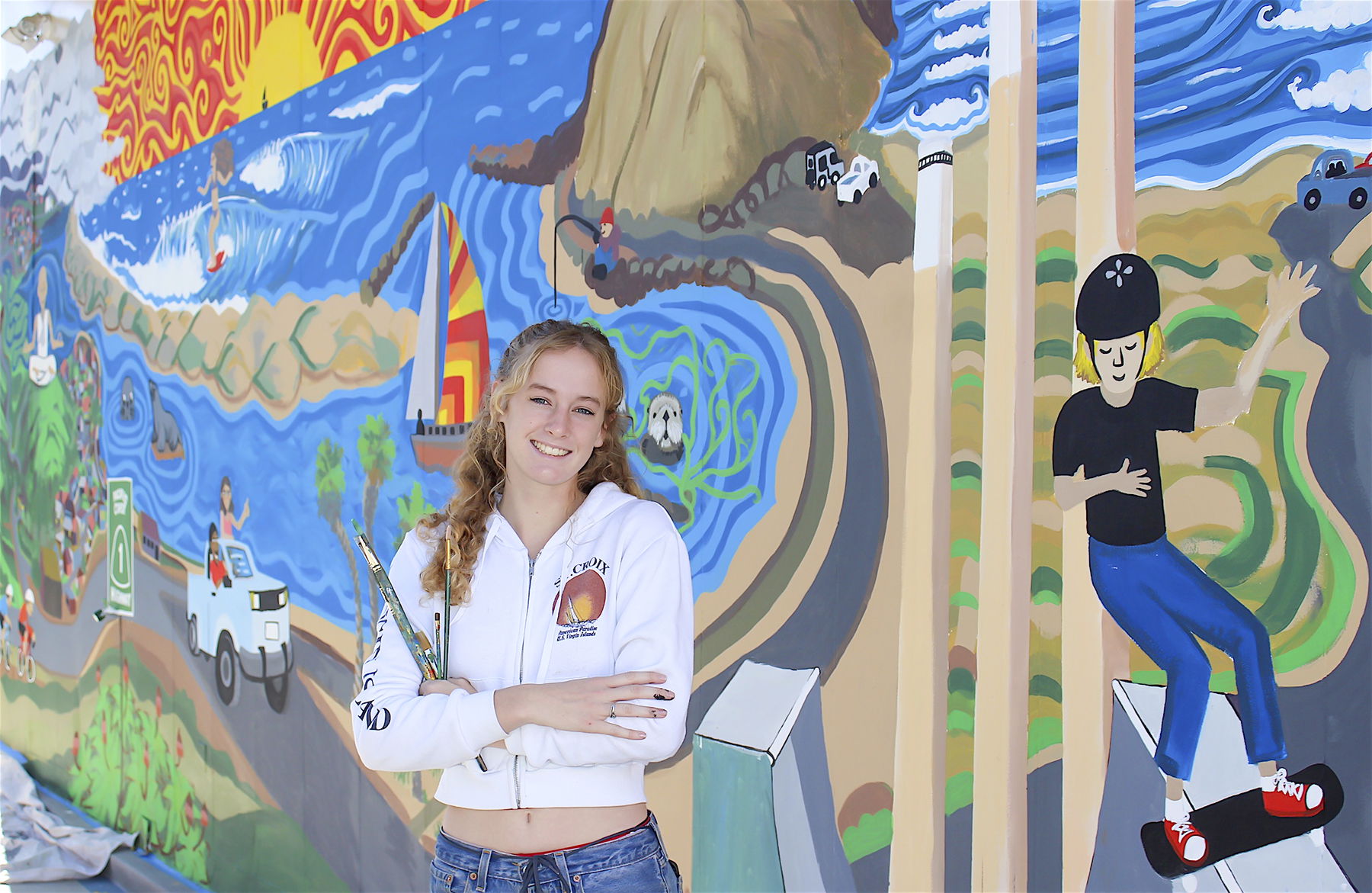 New Public Mural Paints Scenes of Morro Bay