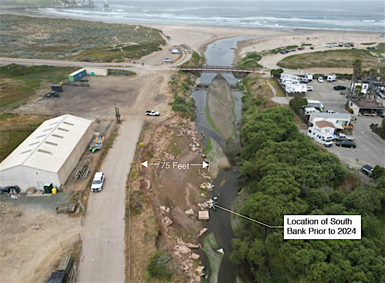 City to repair erosion on Morro Creek