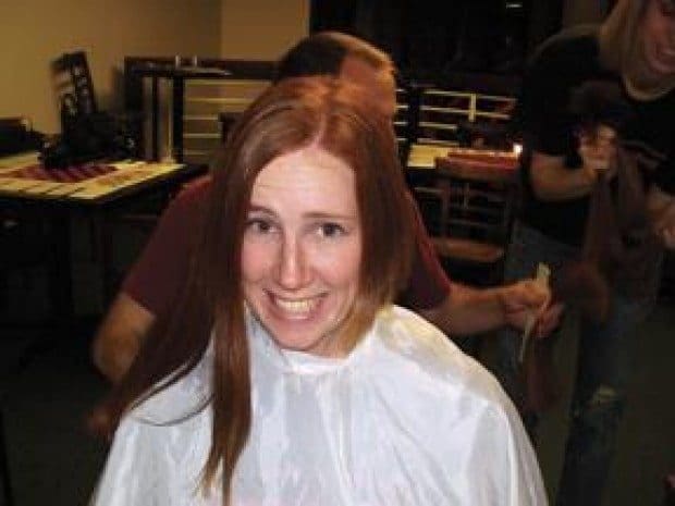Malibu High and Pepperdine students get a haircut for charity