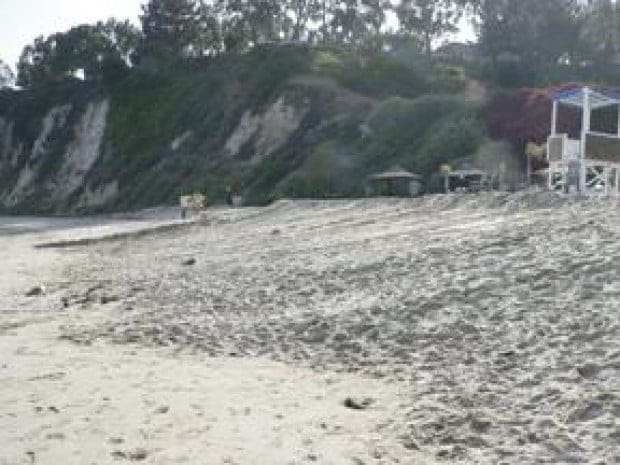 Illegal bulldozing at Paradise Cove
