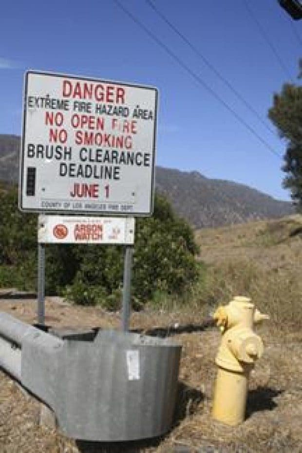 Fire risk predicted highest Friday the 13th