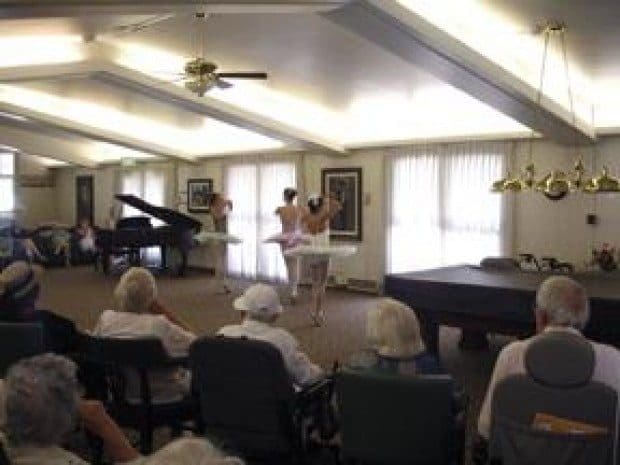 Dancers charm entertainment residents