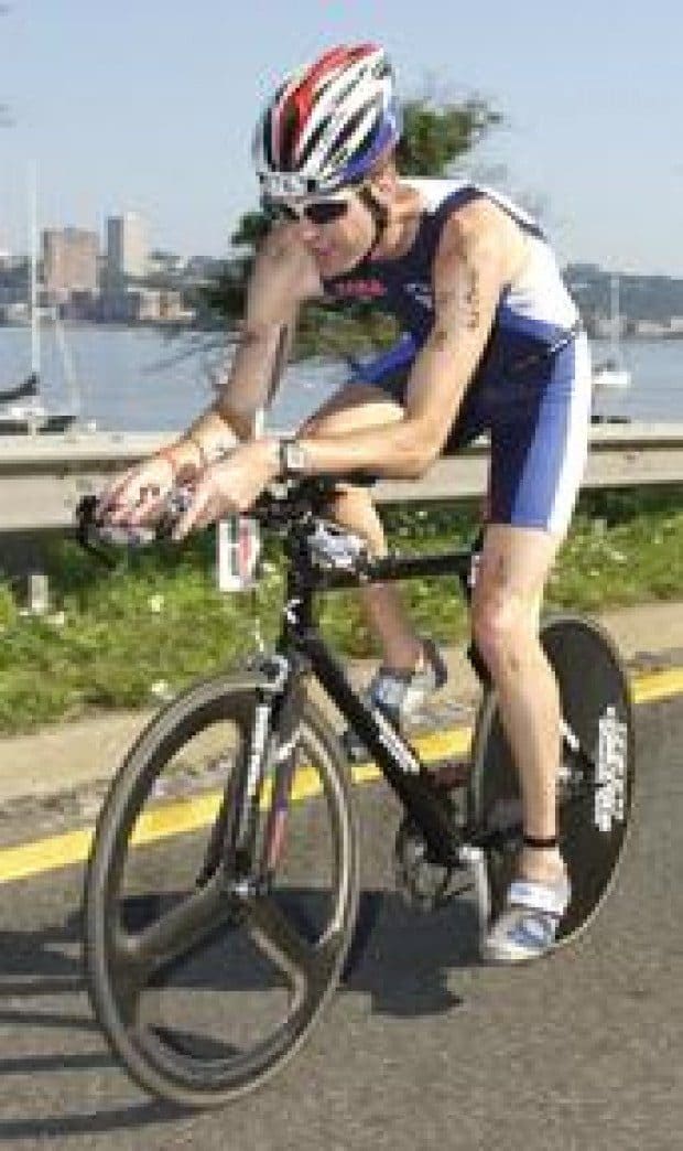 Triathlon champ overcomes odds