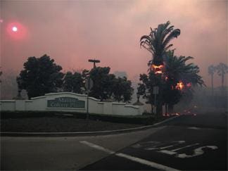 Malibu battles three days of fire