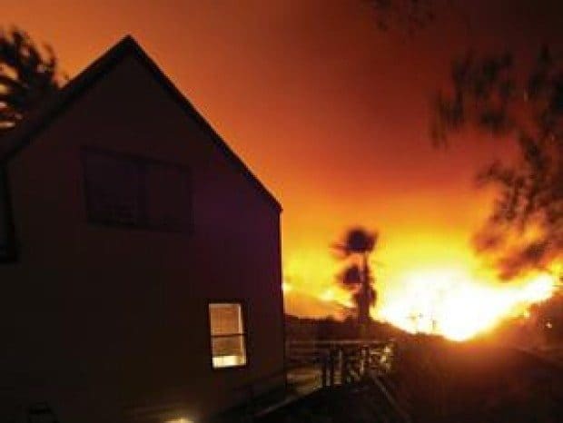 Malibu goes up in flames-again