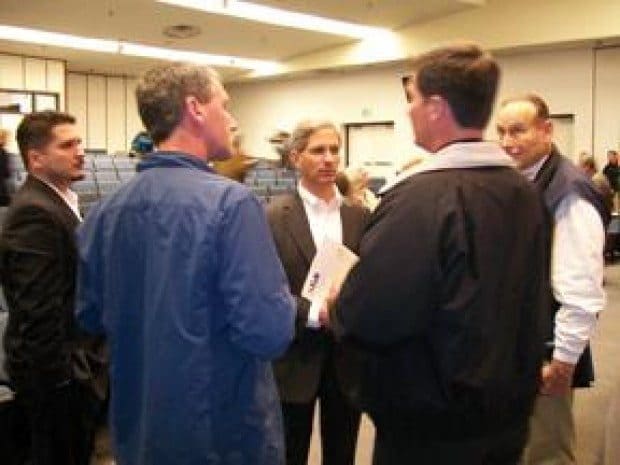 State insurance commissioner talks to Malibu fire victims