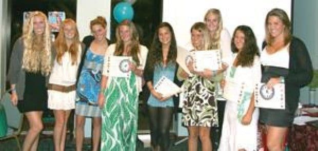 Sharks girls' water polo celebrates record season
