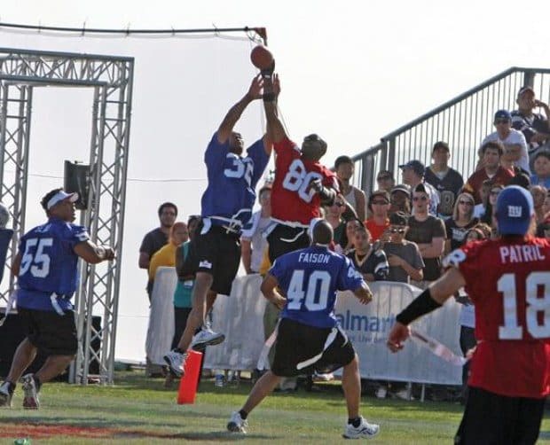 NFL stars, local celebrities compete in Malibu flag football