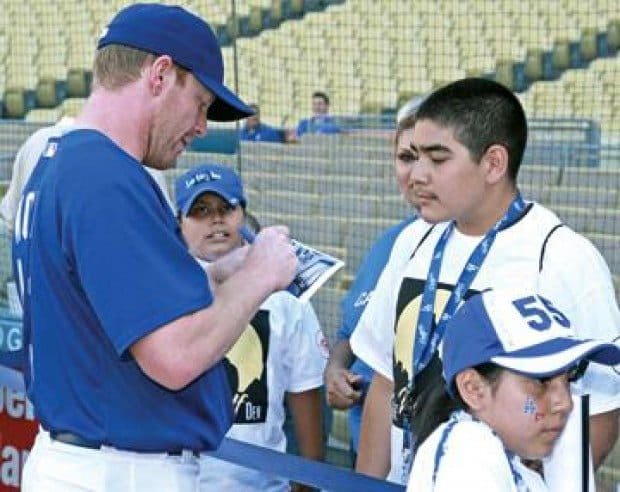 Los Angeles Dodgers' Randy Wolf