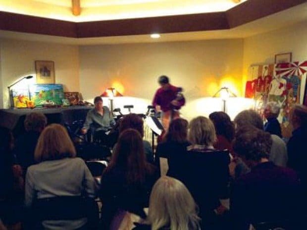 Divine music performed in intimate setting