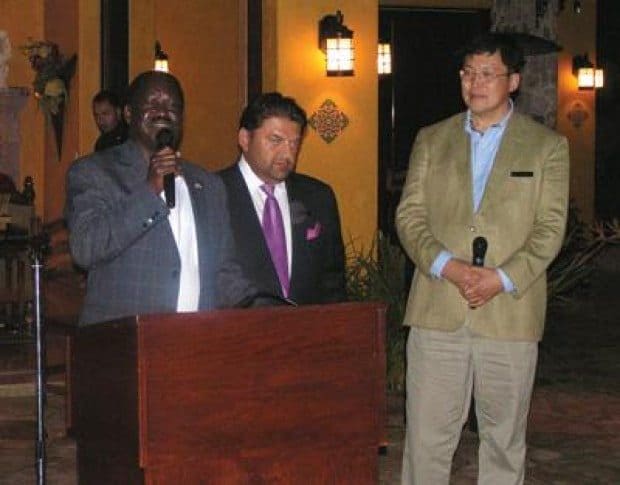 Prime minister of Kenya visits Malibu, announces presidential candidacy