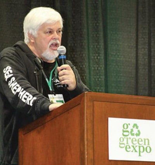 Activist Watson speaks at ‘Go Green Expo'