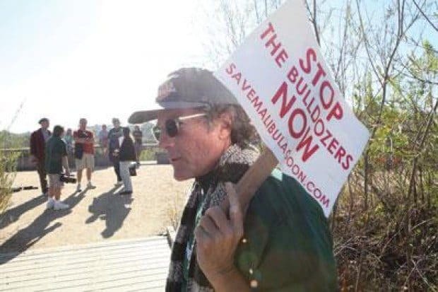 Coastal Commission met with protest
