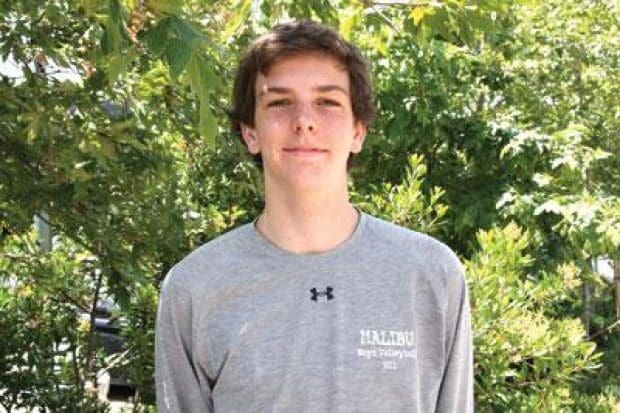 The Malibu Times Athlete of the Week Parker Smith, MHS boys volleyball