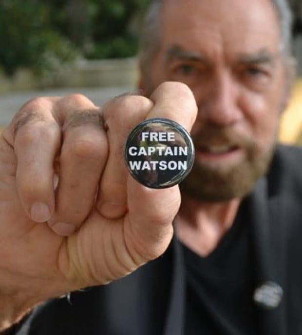 Activists gather to ‘Free Paul Watson’