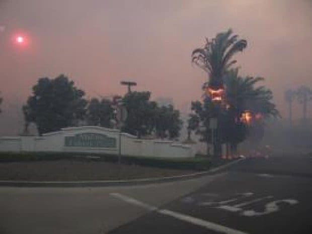 Red flag, high wind warning in effect; County officials activate Emergency Operations Center