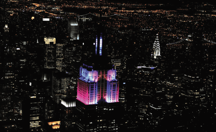 Malibu artist lights up Big Apple