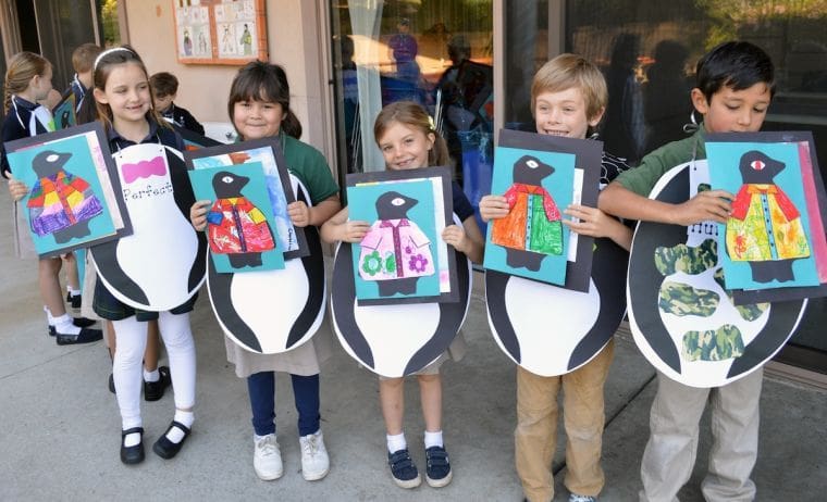OLM Students Study Penguins