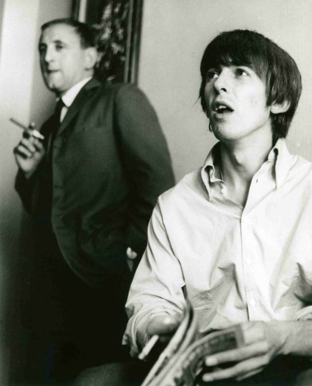 Ivor Davis and George Harrison