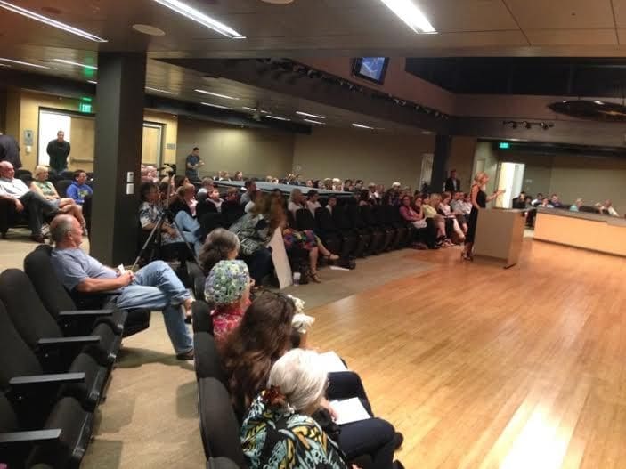 MHS Mom Beth Lucas Addresses Council