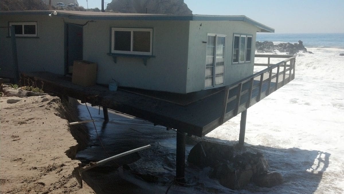 Damage Sustained By Cove House