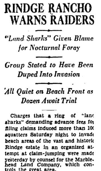 Malibu History: Lawyers, Guns and Money
