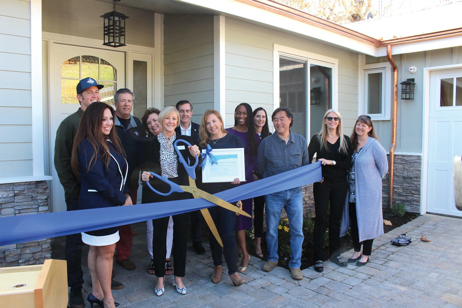 City Hosts Ribbon Cutting Ceremony for Home Rebuild