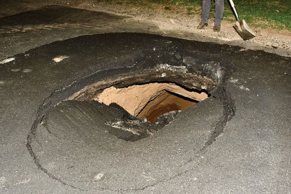 Pipe Collapse Closes Civic Center Way for 24 Hours