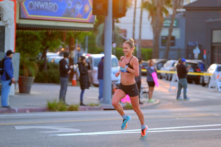 Elite Runner Goes from LA Marathon Back to Mom Duty—For Now