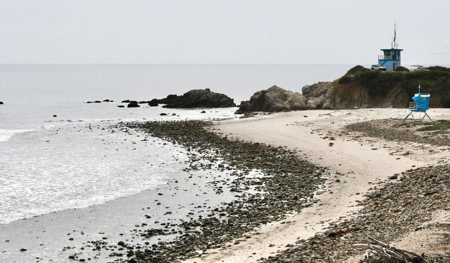 Ocean Water Use Warning for Los Angeles County Beaches including Big Rock Beach in Malibu