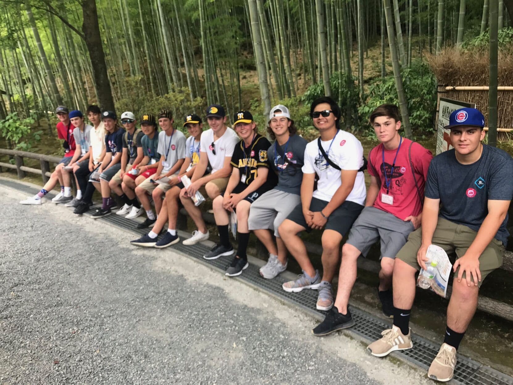 Ryan in Japan at the Bamboo Forest