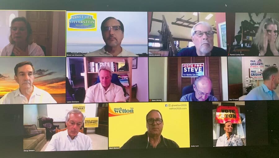 Eight Men Running for City Council Square Off at Virtual Forum