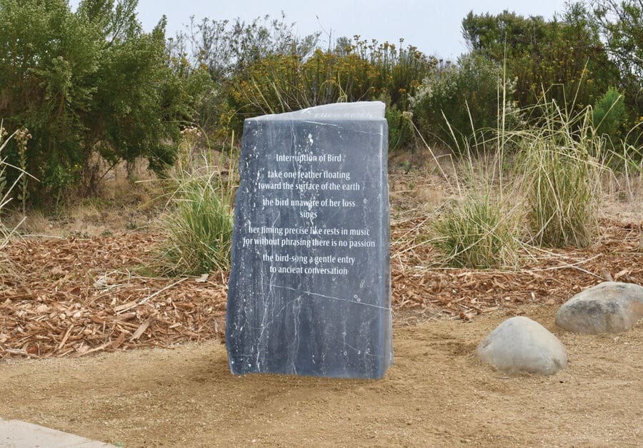 Poetry Stone Unveiled