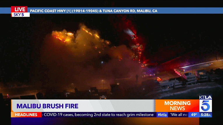 Man Arrested in Connection with PCH-Closing Fire